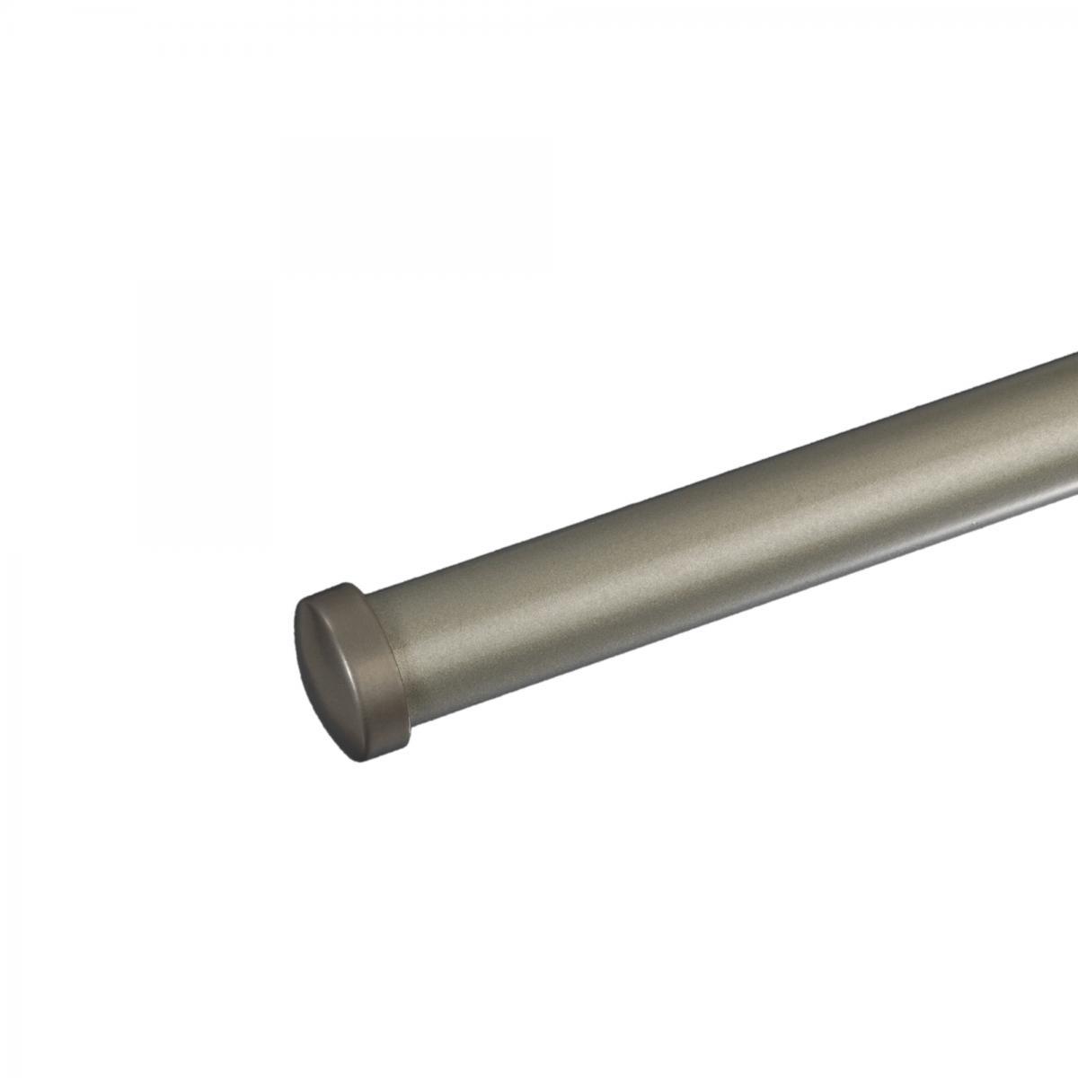 Bella Casa Endkappe für Gardinenstangen ø 20 mm, silbermatt, 2 Stück