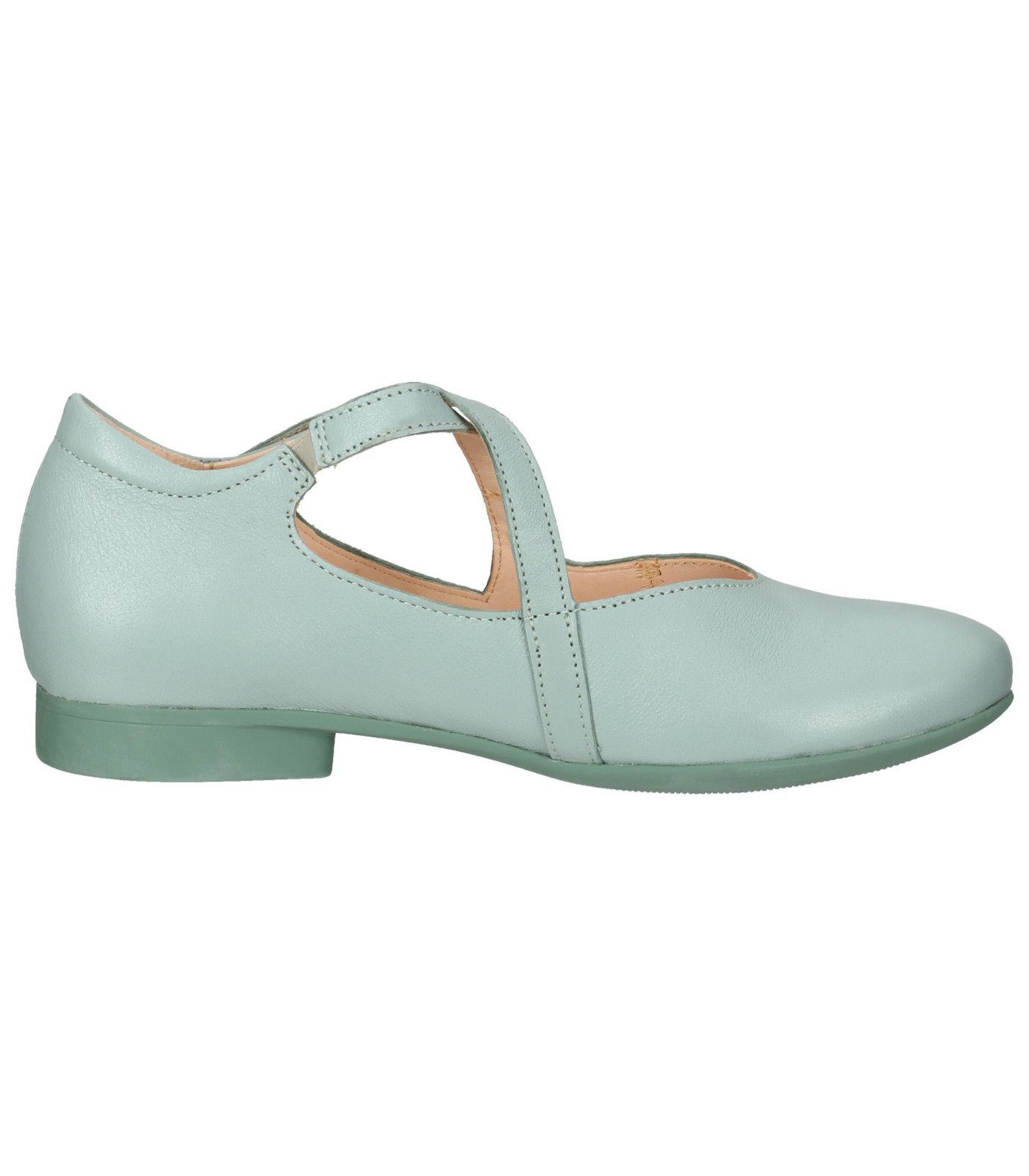 Think! Ballerinas Leder Riemchenballerina