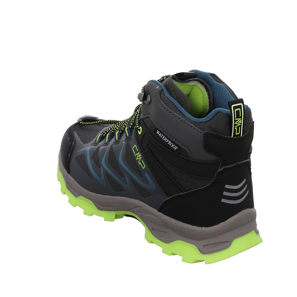 Jungen Schnürhalbschuhe Byne Mid Outdoorschuh Kinderschuhe Synthetikkombination uni Outdoorschuhe