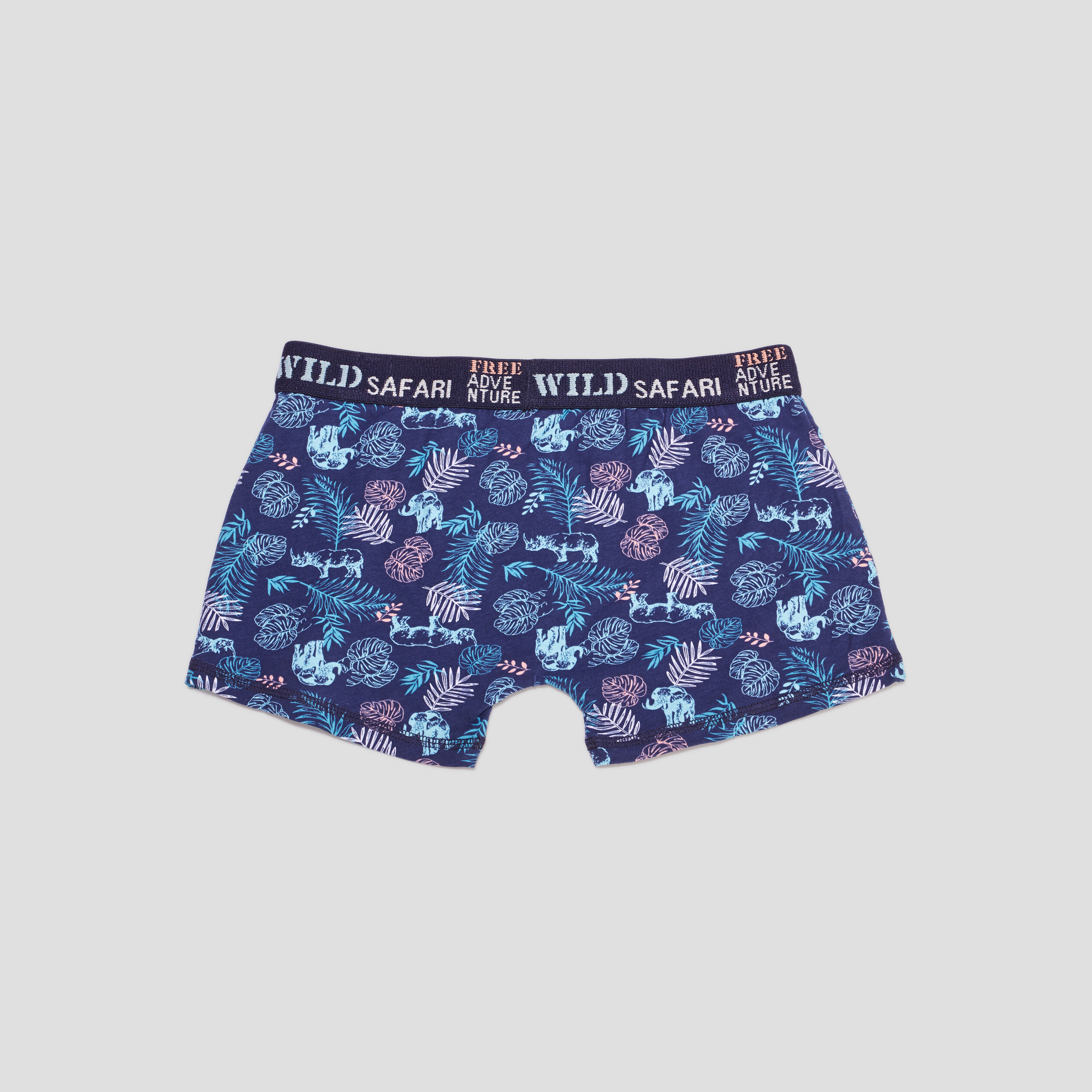 Lot 3 boxers coton gris clair garçon | La Halle