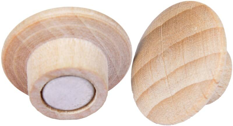 Legamaster 7-181725 Holzmagnete Buche 25 mm 5 Stück