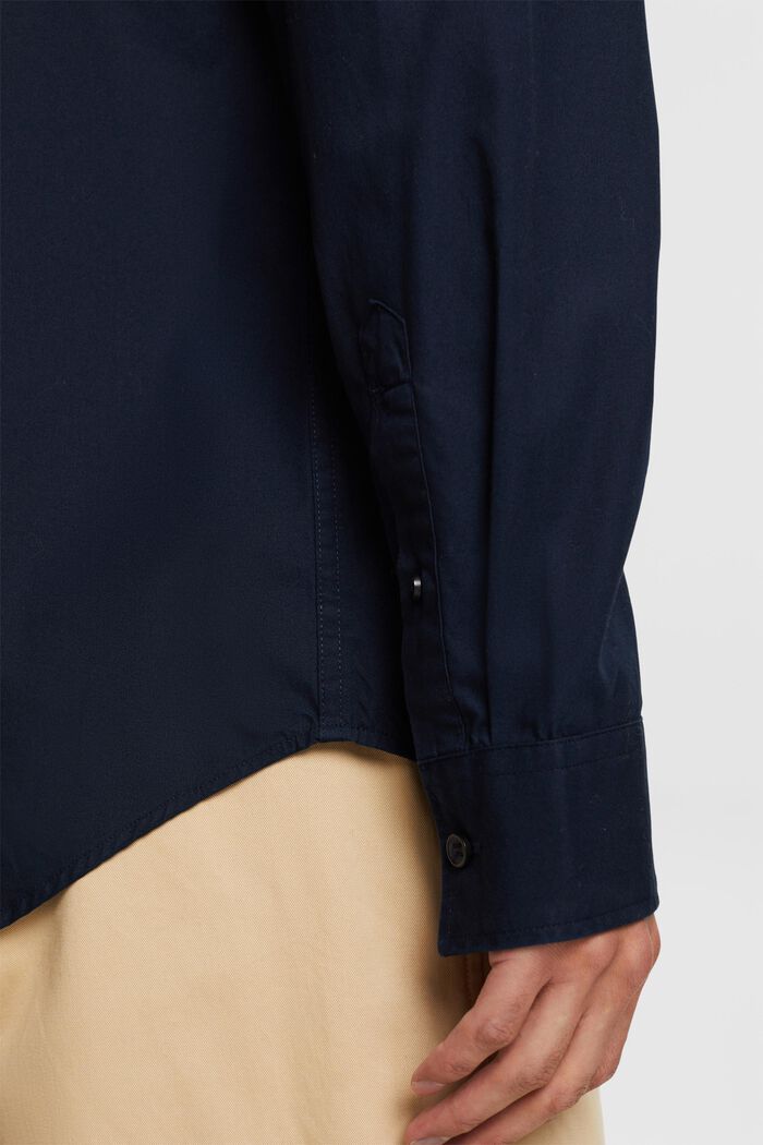 Button-Down-Hemd aus Popeline, 100 % Baumwolle