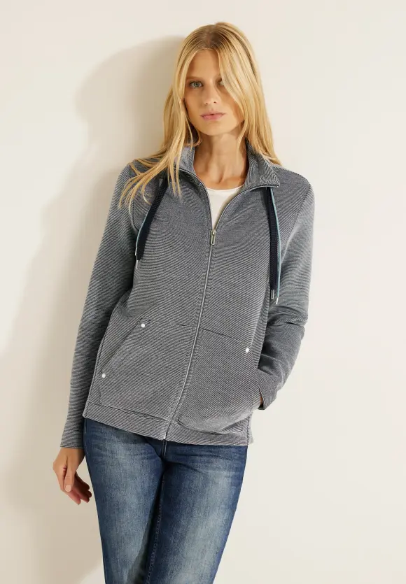 CECIL Gestreifte Shirtjacke