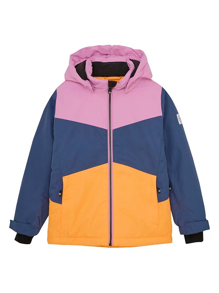 Color Kids Ski-/ Snowboardjacke in Rosa/ Blau/ Orange günstig kaufen