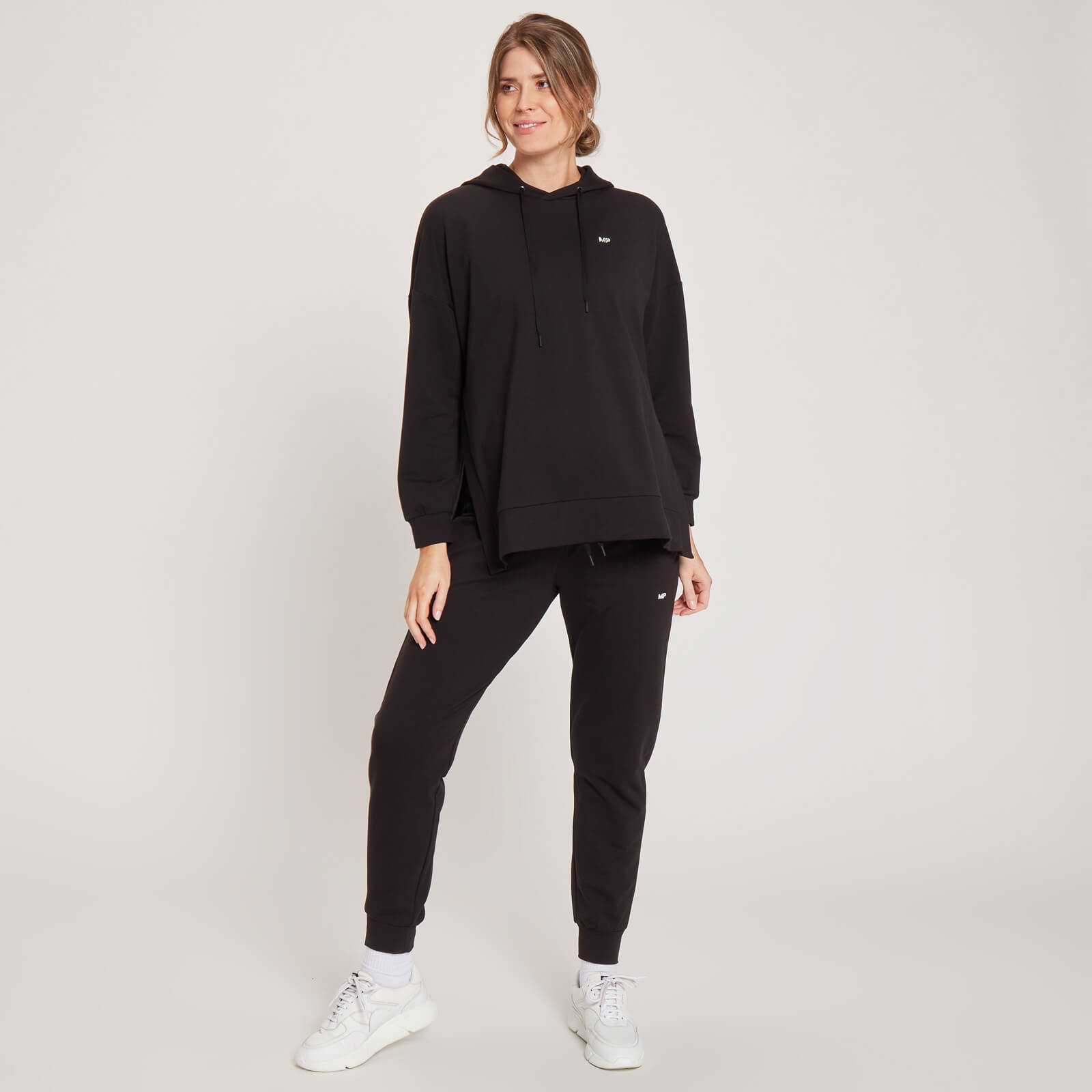 Sweat à capuche de maternité MP pour femmes  – Noir