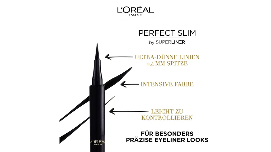 L'ORÉAL PARIS Kajal Perfect Slim Superliner 01 - Intense Black