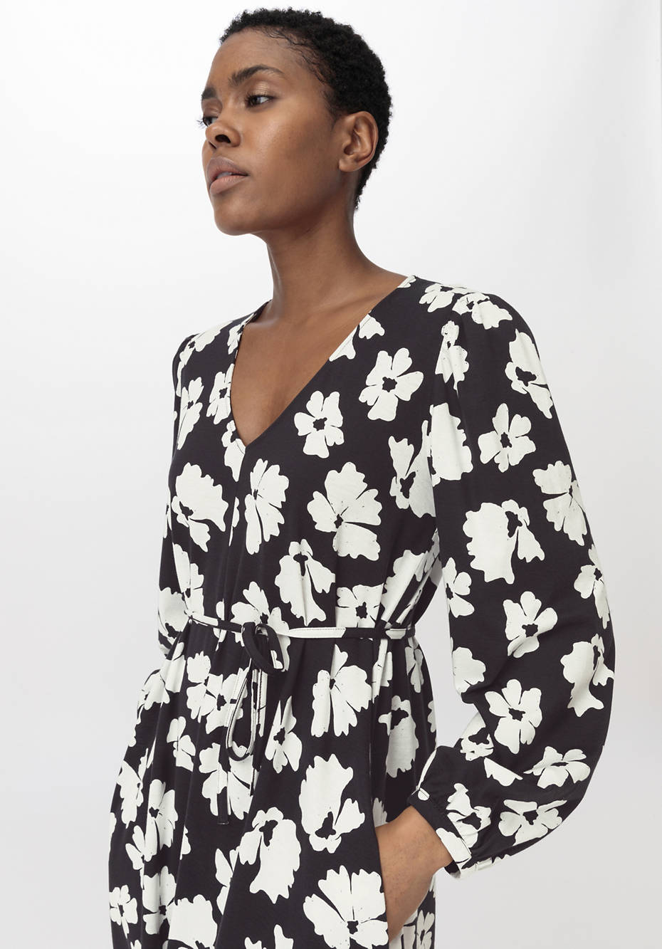 Midi-Kleid aus reiner Bio-Baumwolle