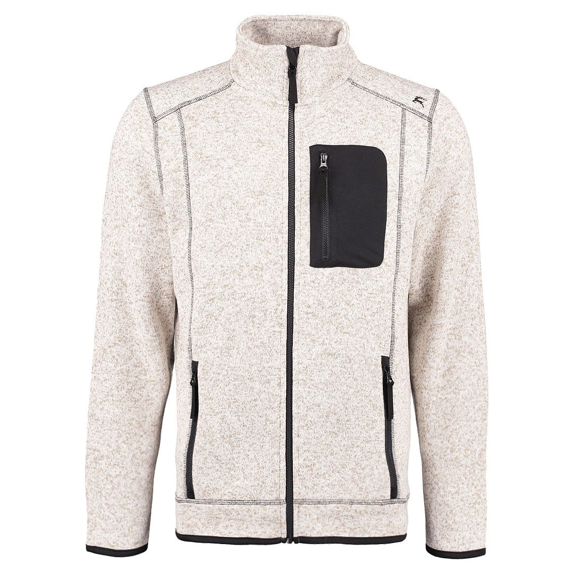 Strickfleece Jacke