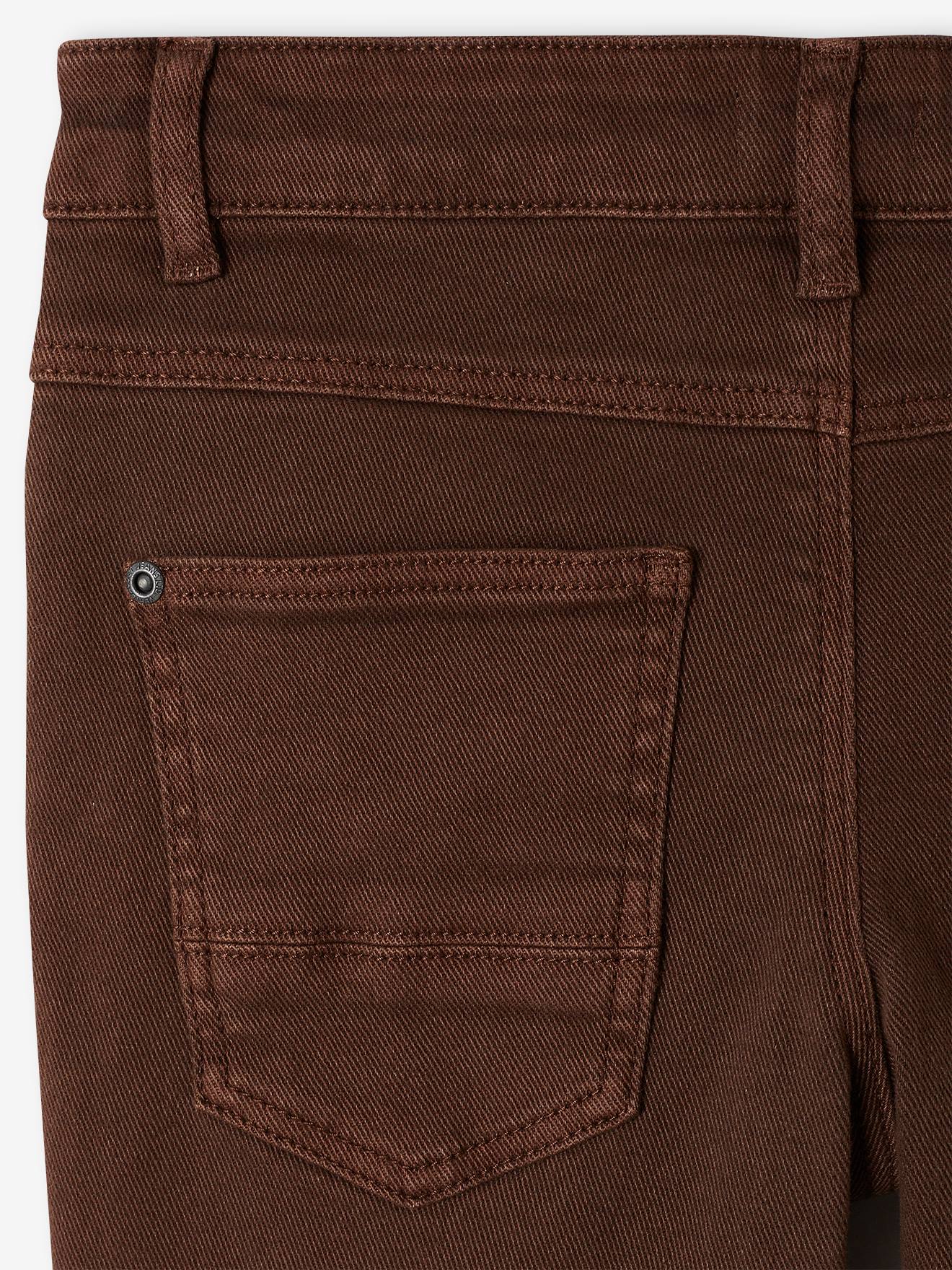 Vertbaudet Jungen Slim-Fit-Hose, Hüftweite COMFORT - beige
