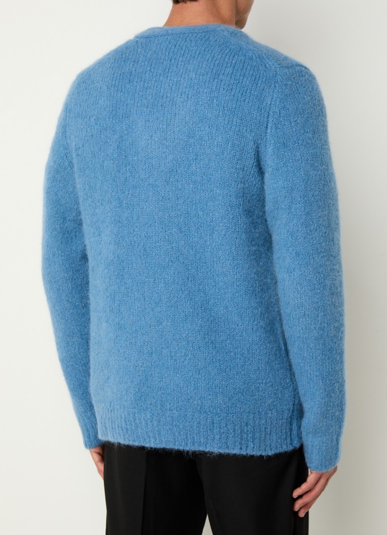 Cardigan gros tricotat cu amestec de lână alpaca