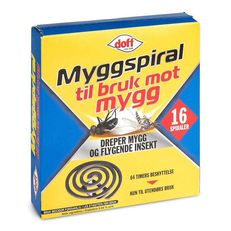 Doff Myggspiral 16-pk, Doff