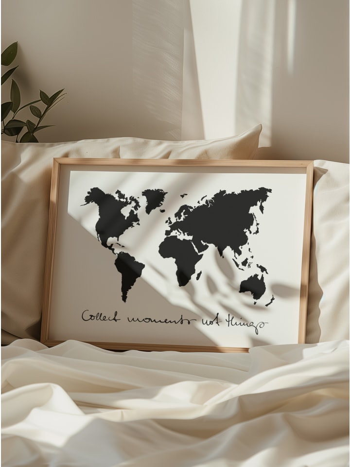 Tales by Jen Poster / Kunstdruck „Collect moments, not things“ I Ohne Rahmen günstig kaufen