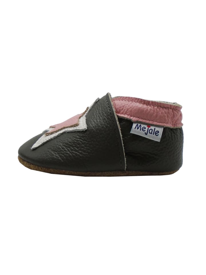 Yalion Baby Krabbelschuhe in Stern Schwarz günstig kaufen 25/26