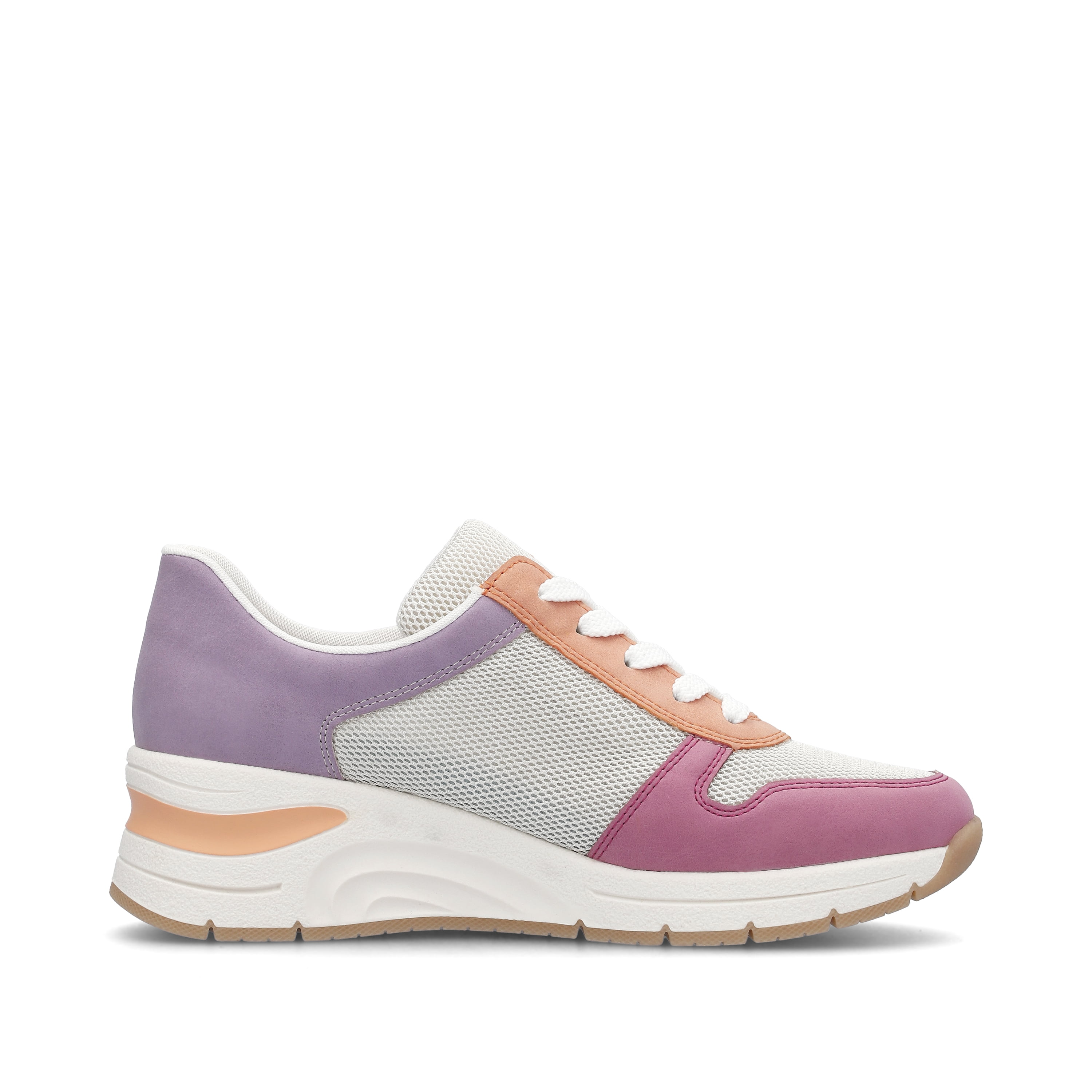 Rieker Damen Sneaker Low beige-mehrfarbig