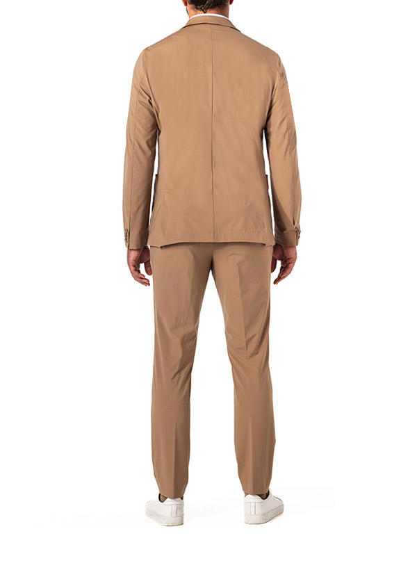 BOSS Black, Anzug Hanry-Genius, Slim Fit, Performance-Stretch halbgefüttert, hellbeige