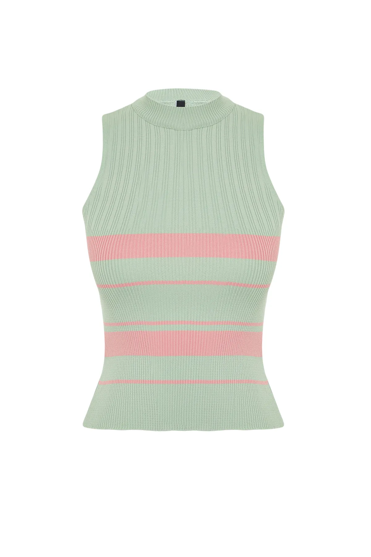 Trendyol Collection  Mintfarbene Strickbluse mit Rundhalsausschnitt TWOSS21BZ0370