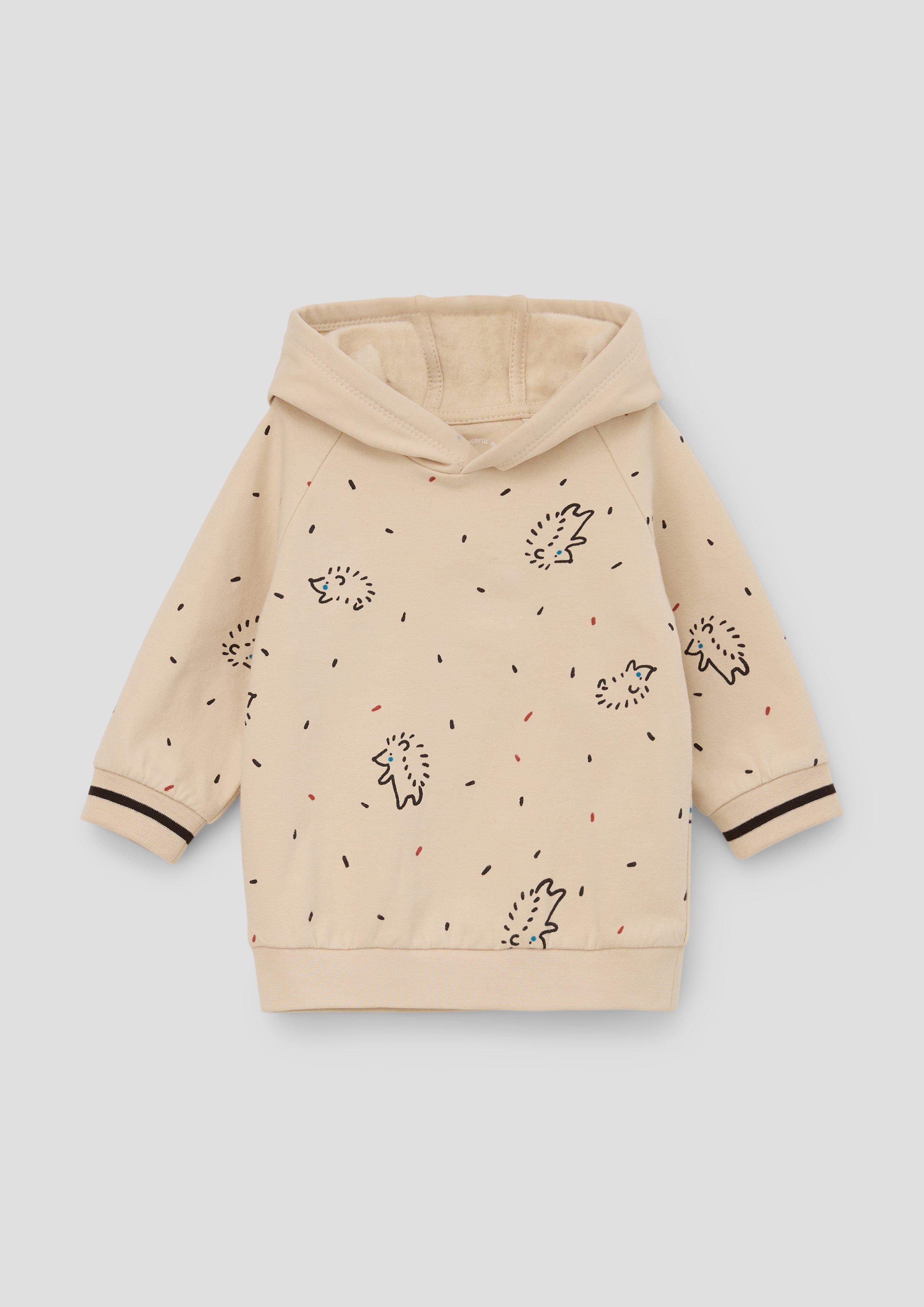 Kapuzensweatshirt mit Allover-Print  2133957-81A2