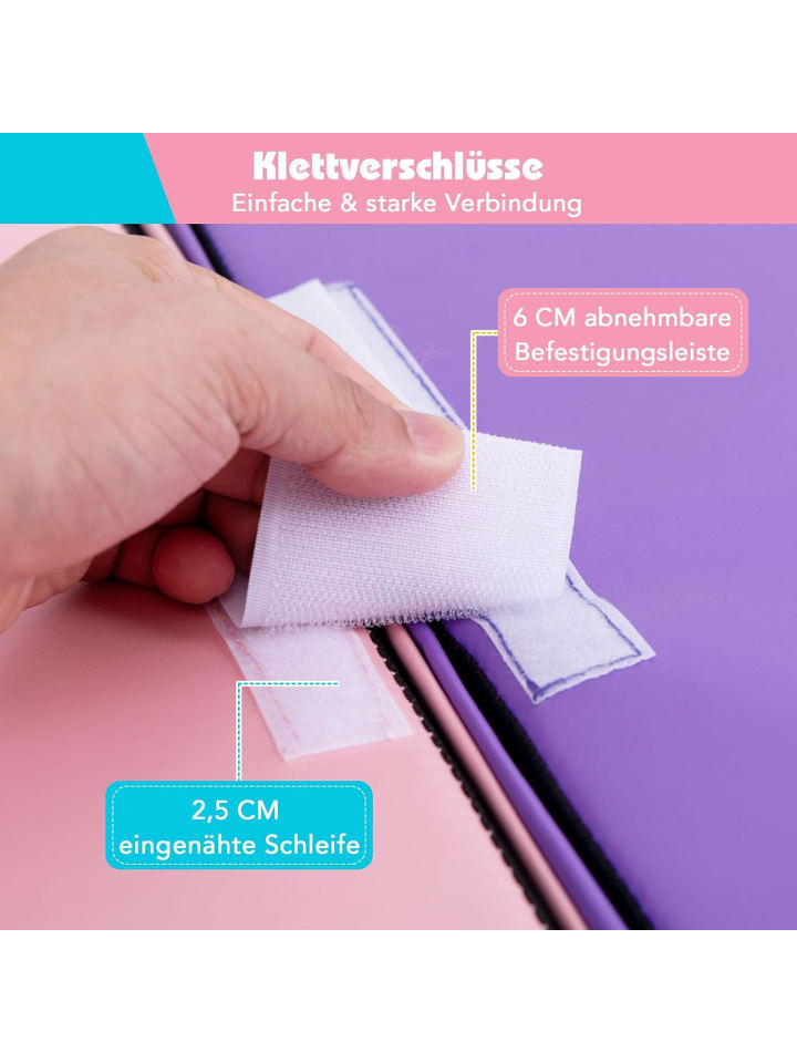 COSTWAY 2 TLG. Schaumstoffbausteine Kinder in Lila günstig kaufen onesize