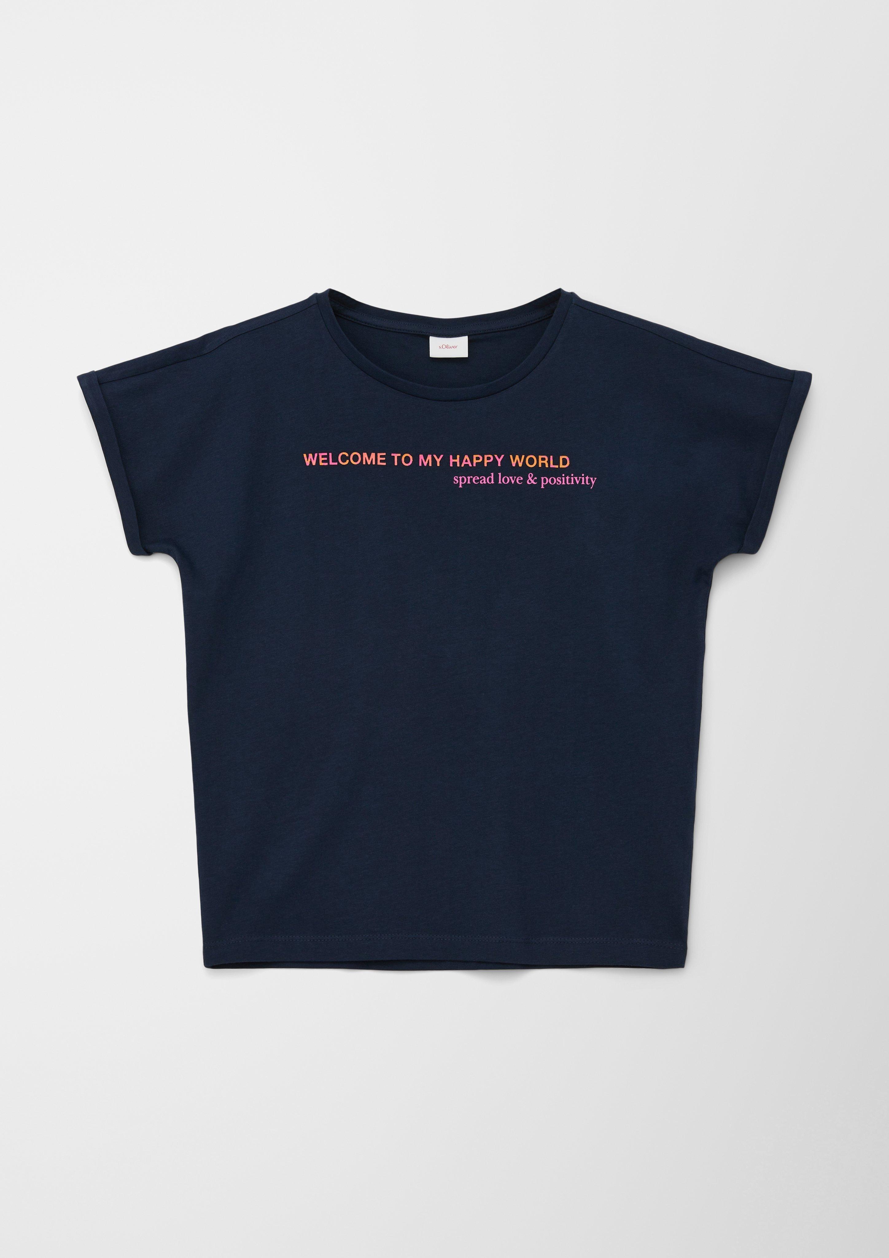 T-Shirt mit Schriftprint  2128031-5952