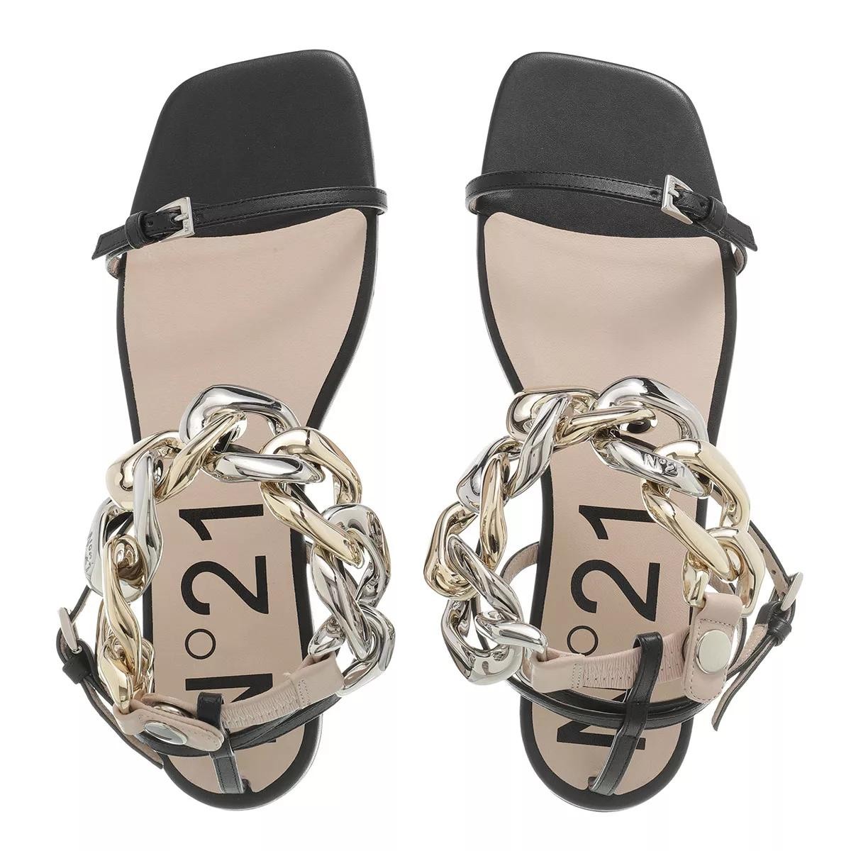L´AUTRE CHOSE Riemchen Sandalen schwarz Sandale