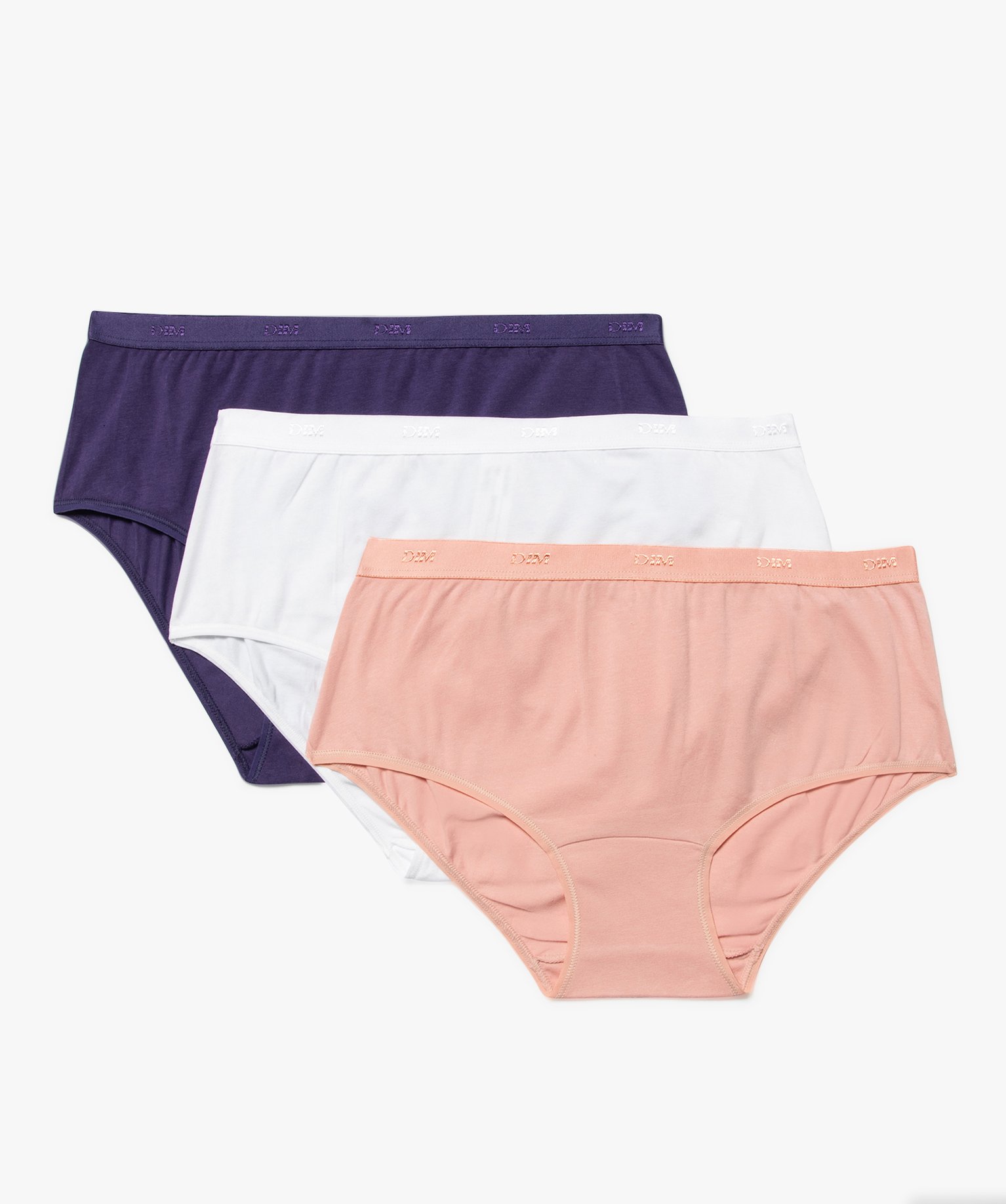 Shorty femme en coton stretch - Les Pockets de DIM (lot de 3) multicolore | GEMO