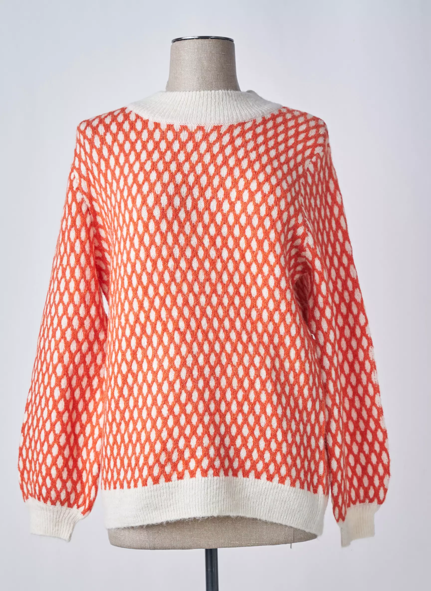 Ichi Pulls Femme couleur orange