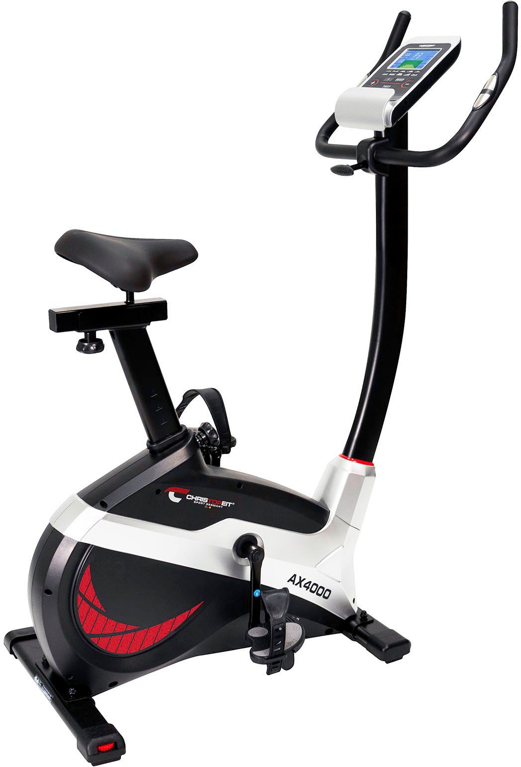 Christopeit Sport® Ergometer AX 4000 inkl. Pulsgurt, Heimtrainer Fahrrad