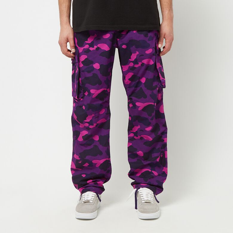 A Bathing Ape Color Camo 6 Pocket Pants purple