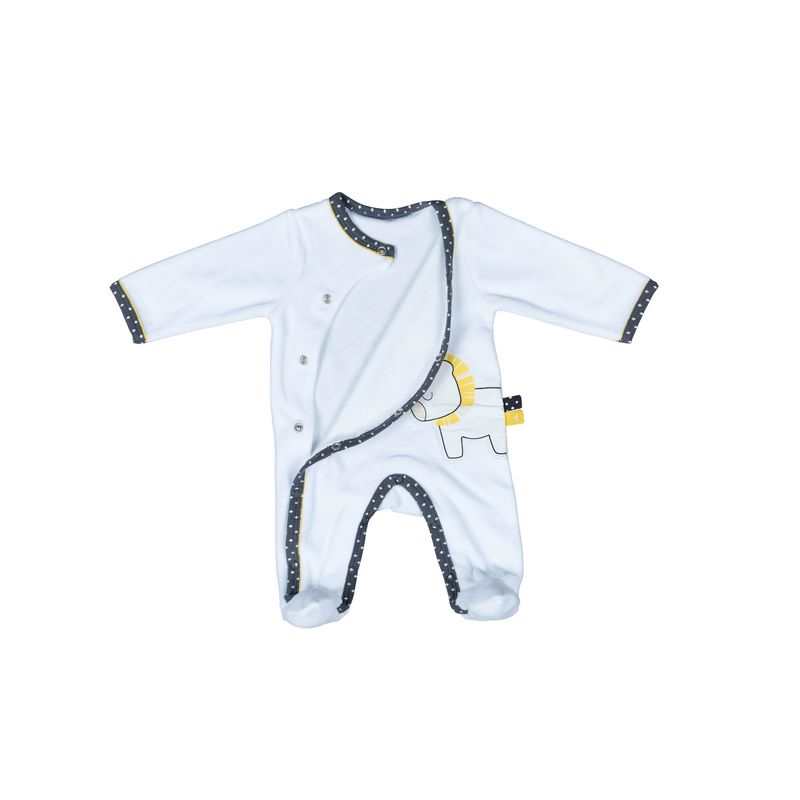 Pyjama velours lion Pluche et pompon