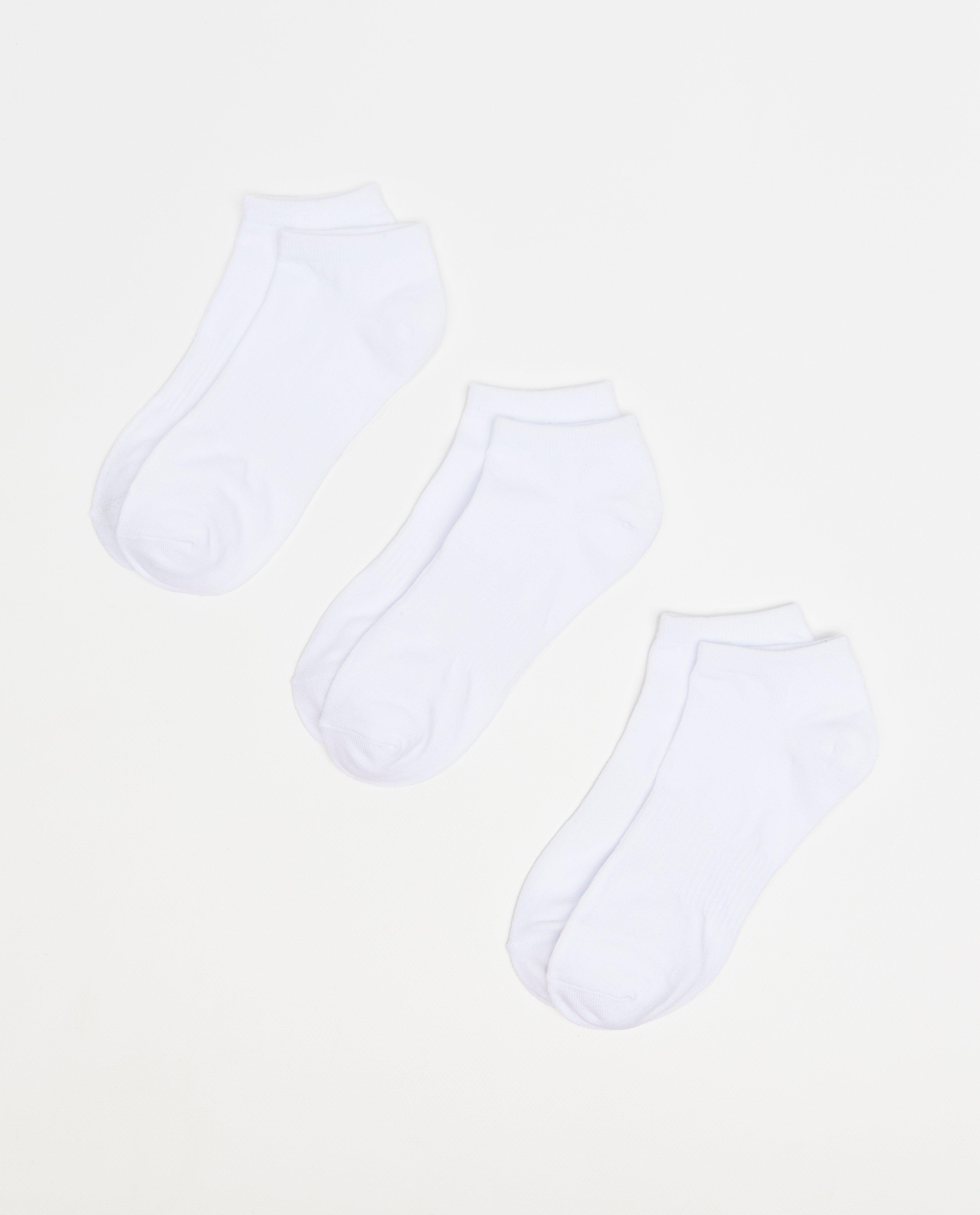 Set de 3 perechi de șosete albe JBC