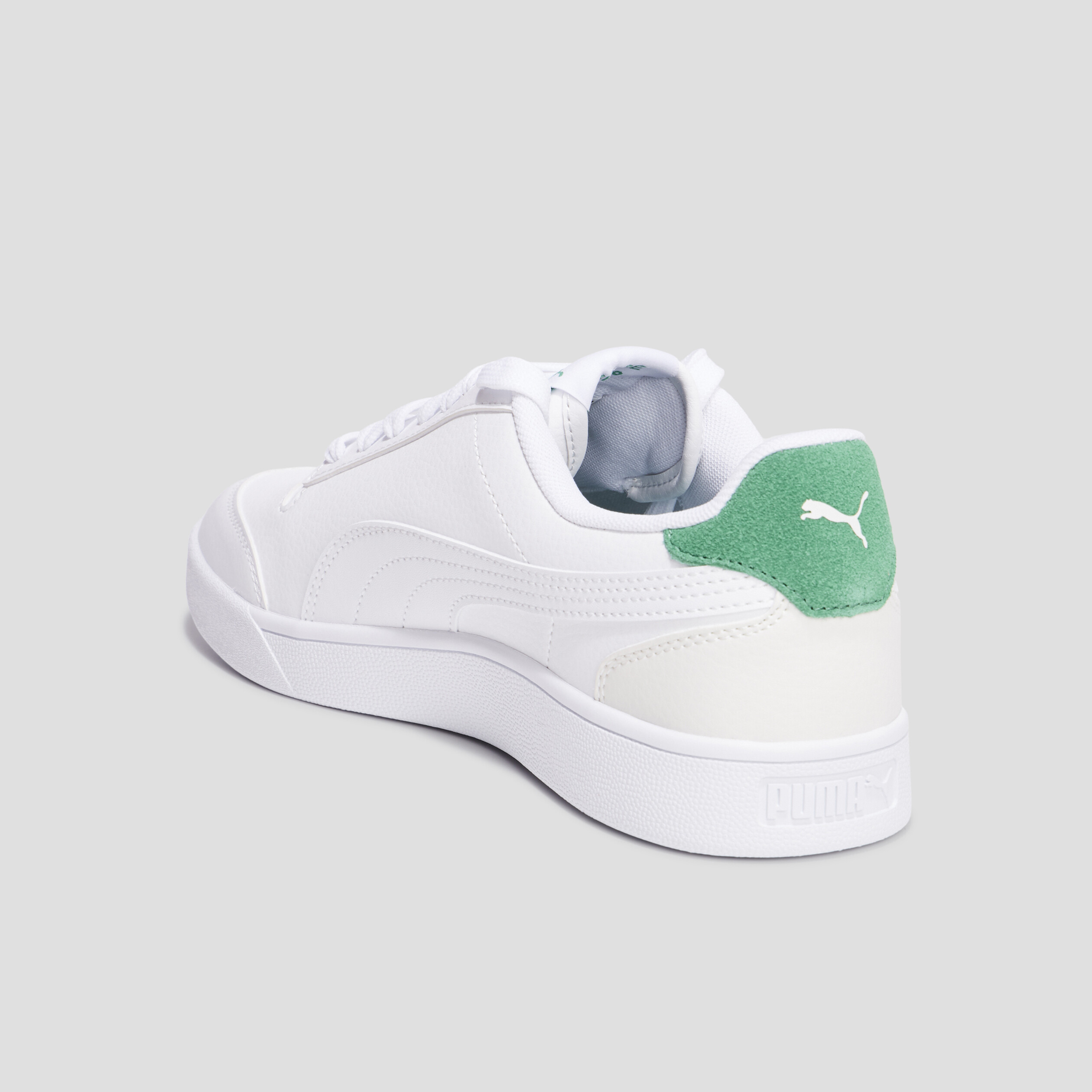 Tennis basses à lacets Puma Shuffle vert homme | La Halle