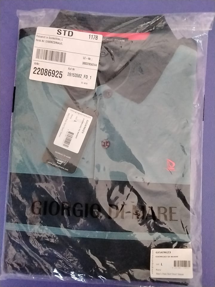 GIORGIO DI MARE Poloshirt in Dunkelblau günstig kaufen L