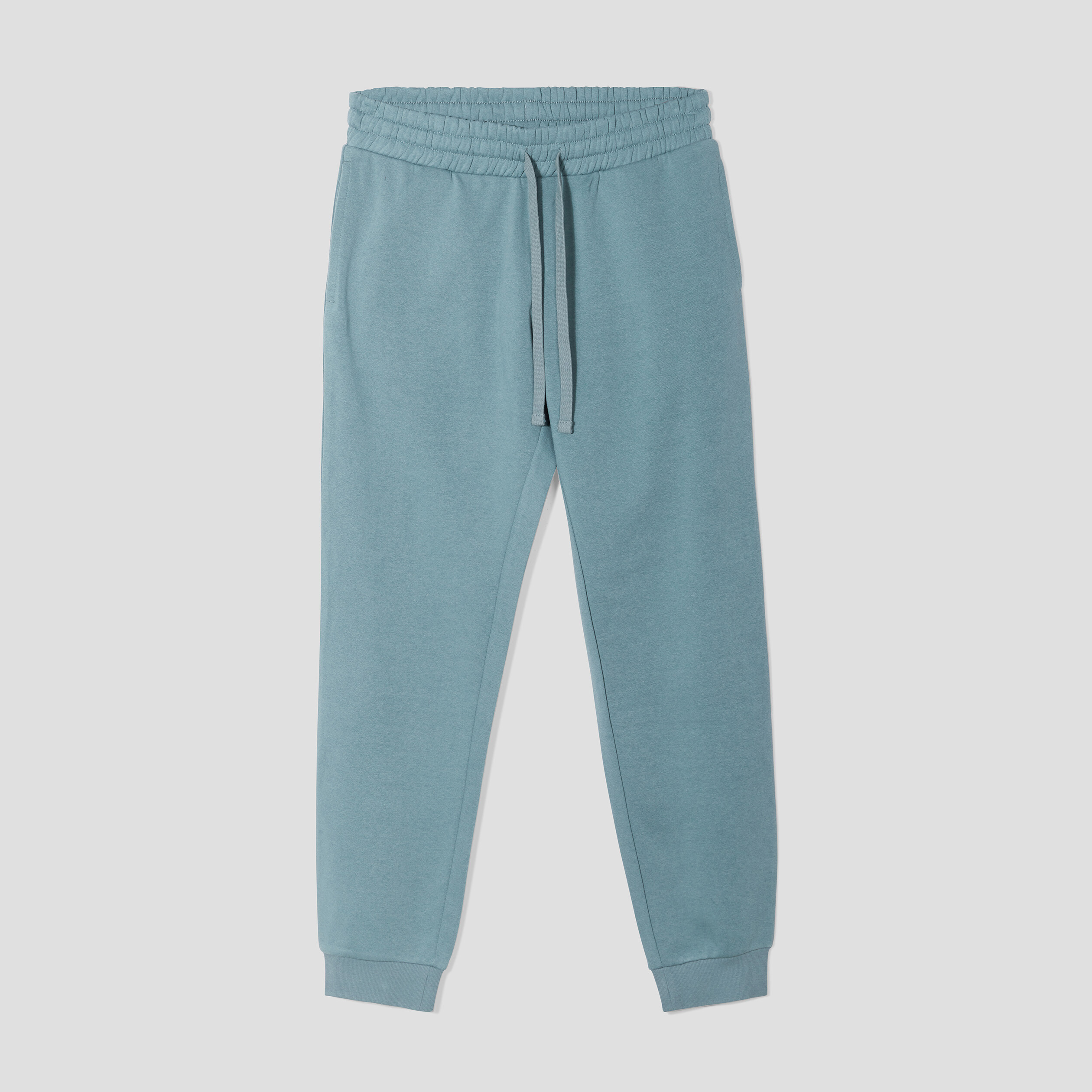 Jogging droit molleton vert foncé homme | La Halle