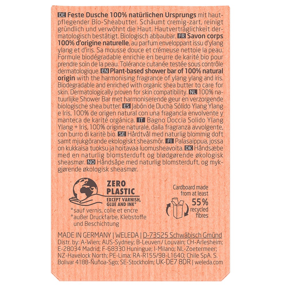 Weleda Shower Bar feste Dusche Ylang Ylang + Iris 75 g