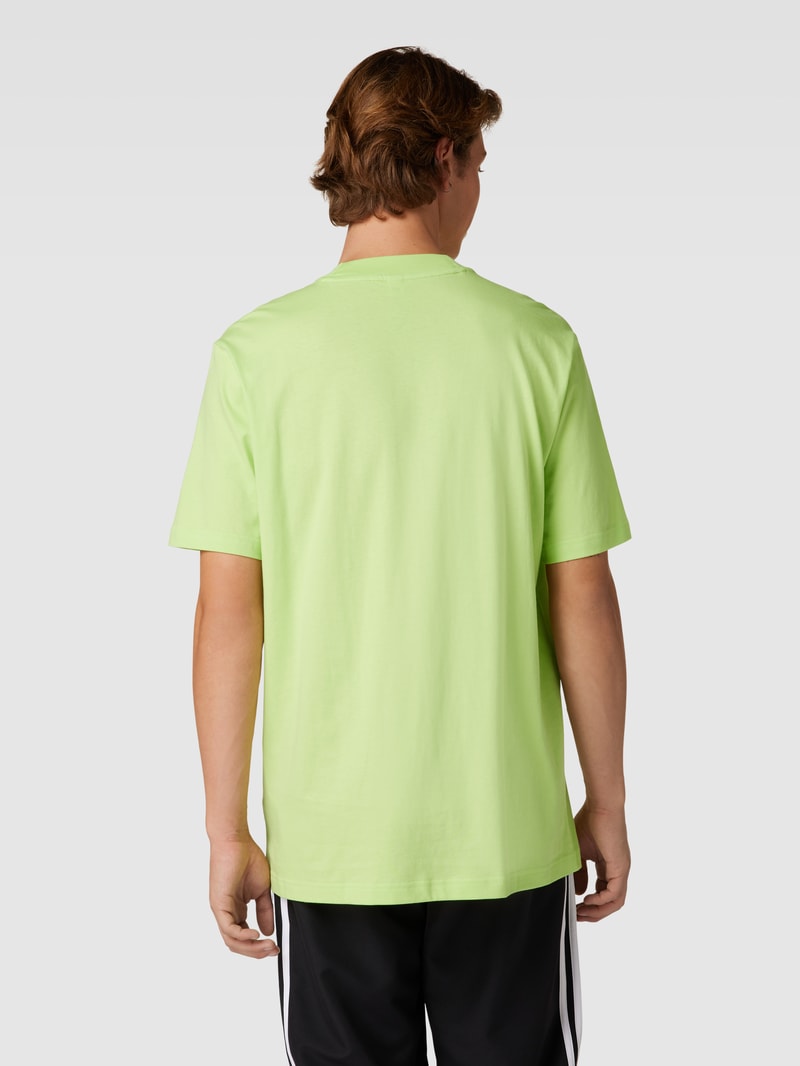 T-Shirt mit Logo-Print und Rundhalsausschnitt in hellgrün