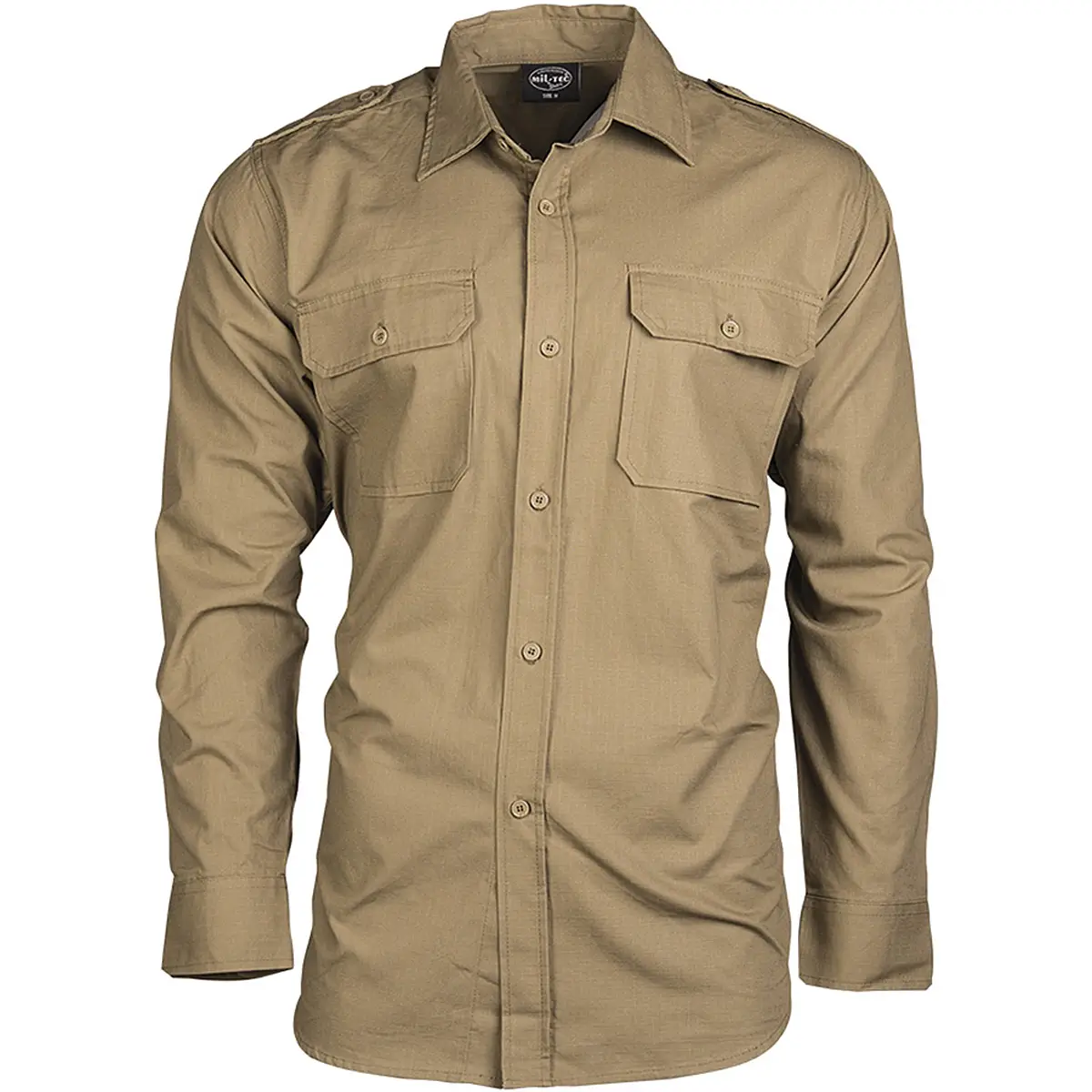 US Feldhemd Ripstop langarm coyote