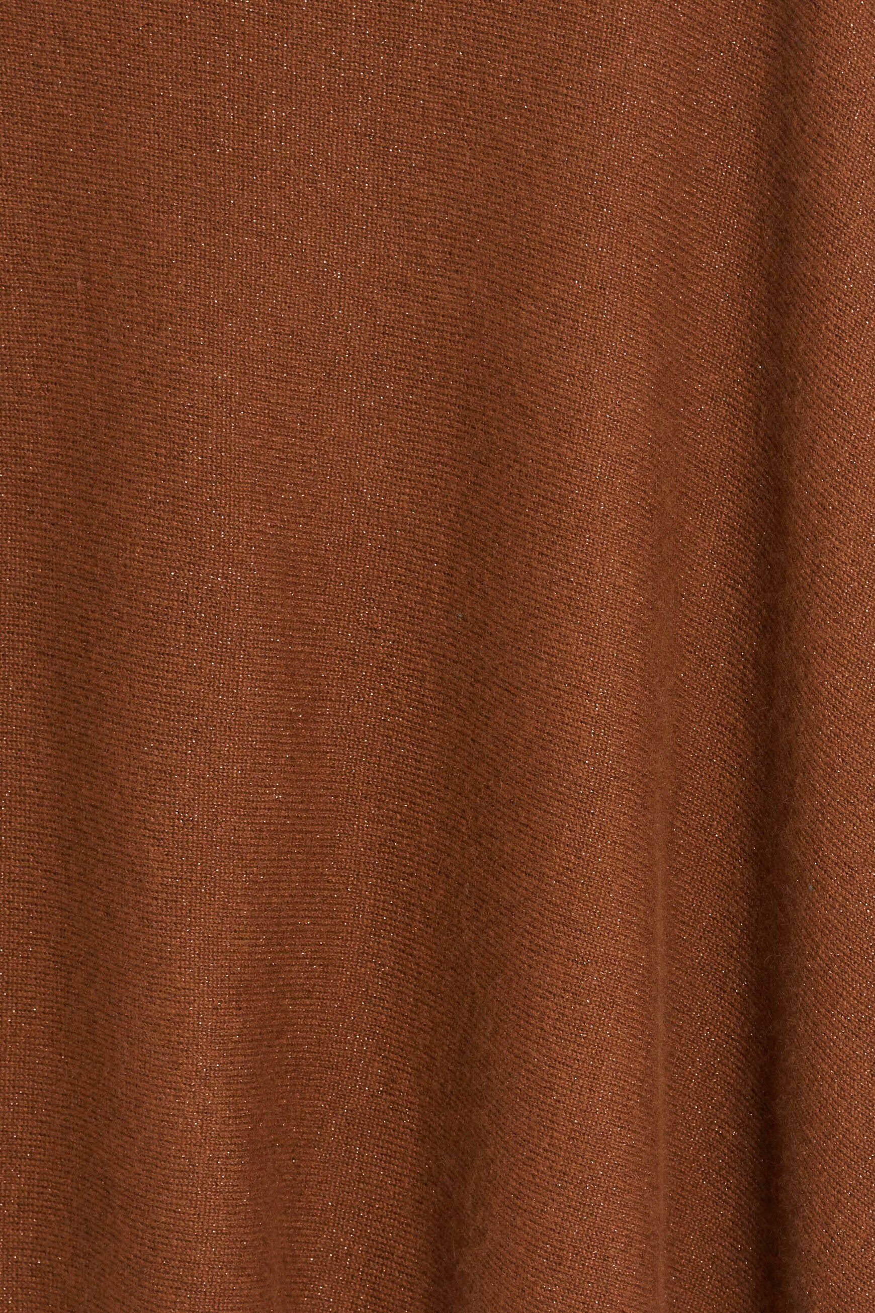 poncho baltia taupe femme