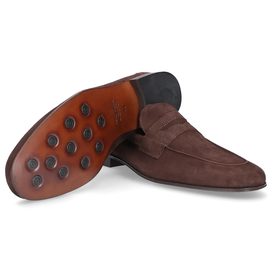 EN AVANT - Loafer CARSON CINO Veloursleder - braun