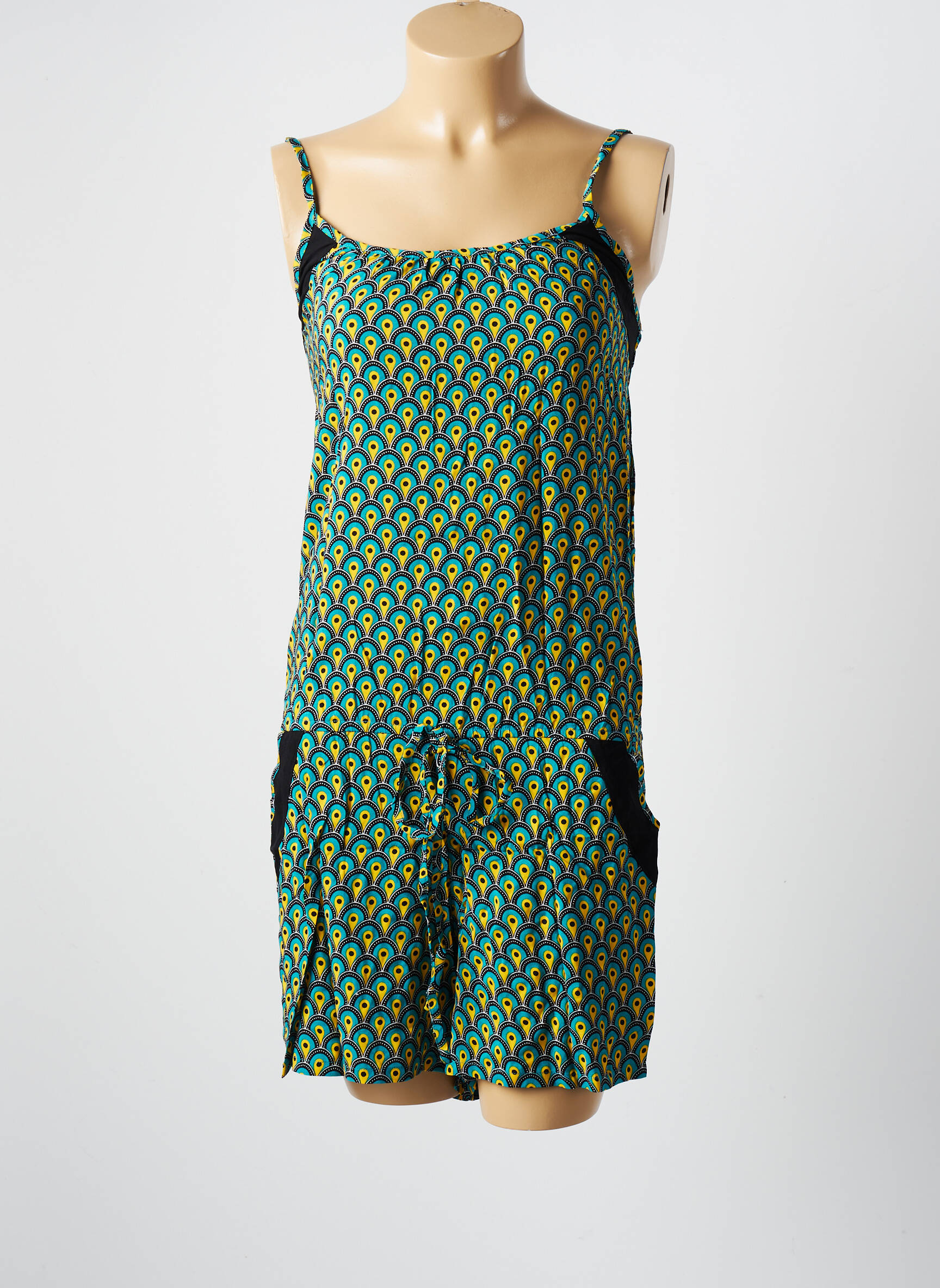 Dipawali Combi Shorts Femme couleur bleu