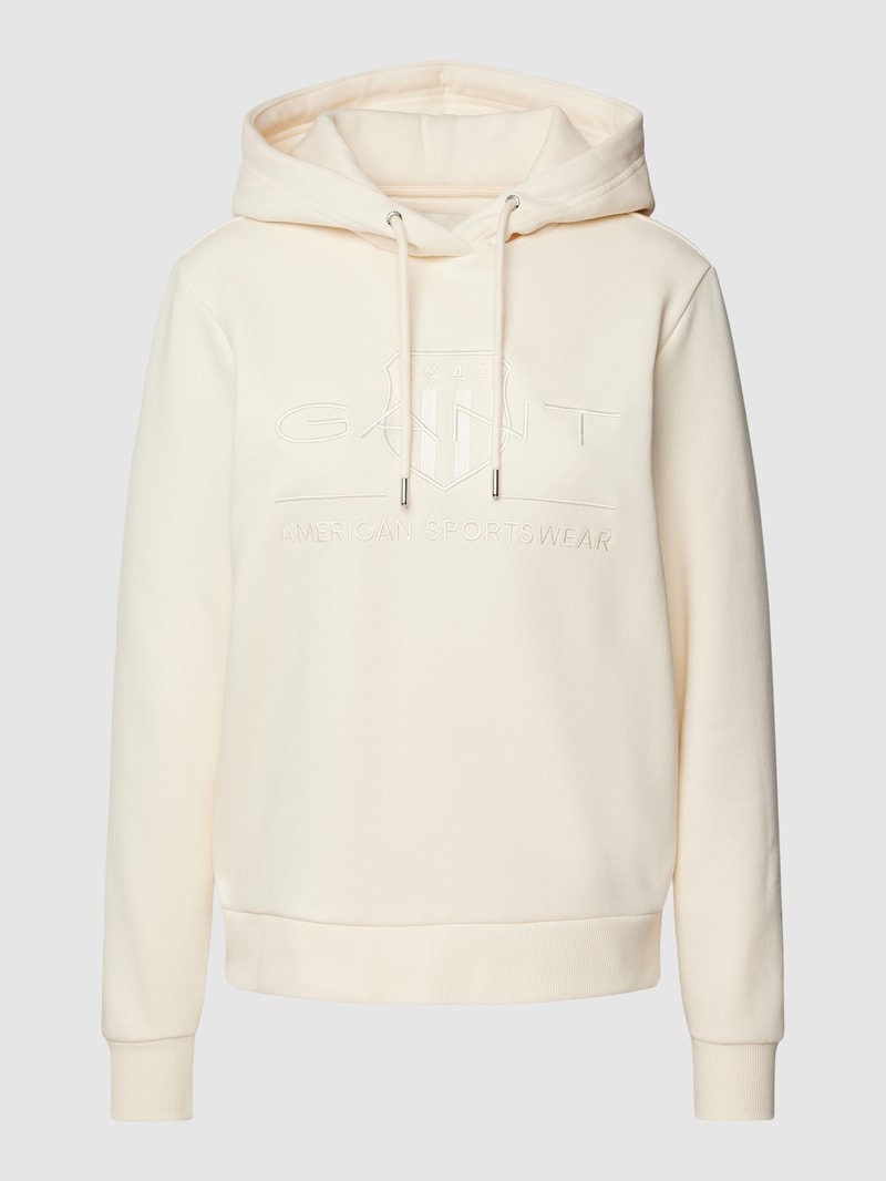 Hoodie mit Kapuze in sand