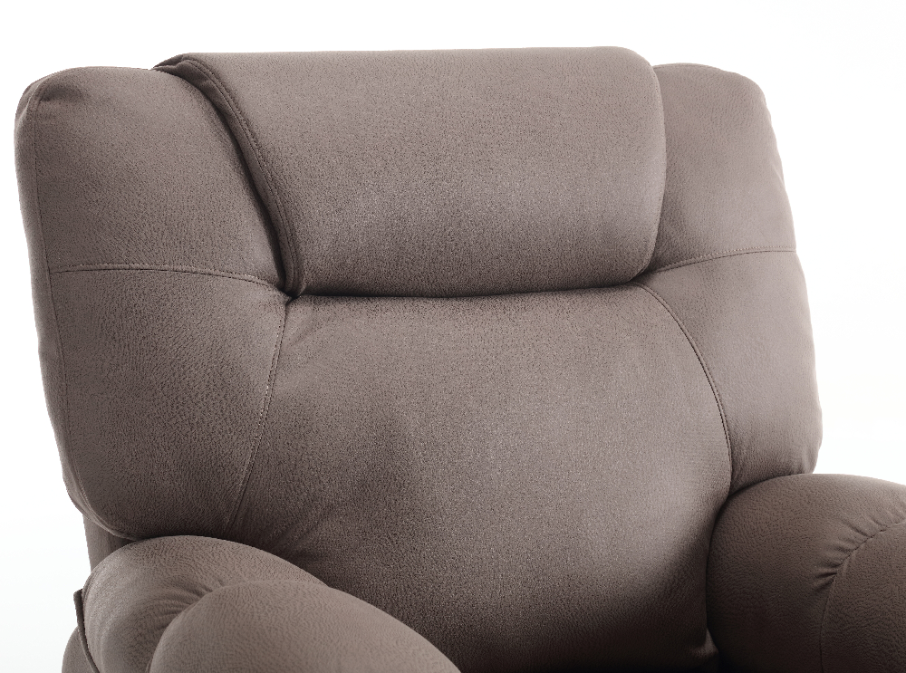 Happy Home Relaxsessel mit verstellbare Rückenlehnen & Liegefunktion, braun