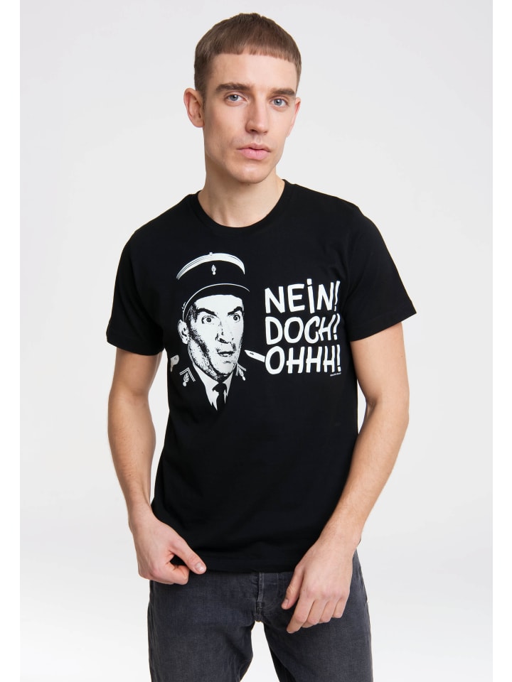 Logoshirt T-Shirt Le Gendarme de Saint-Tropez - Nein! Doch! Ohhh! in schwarz günstig kaufen