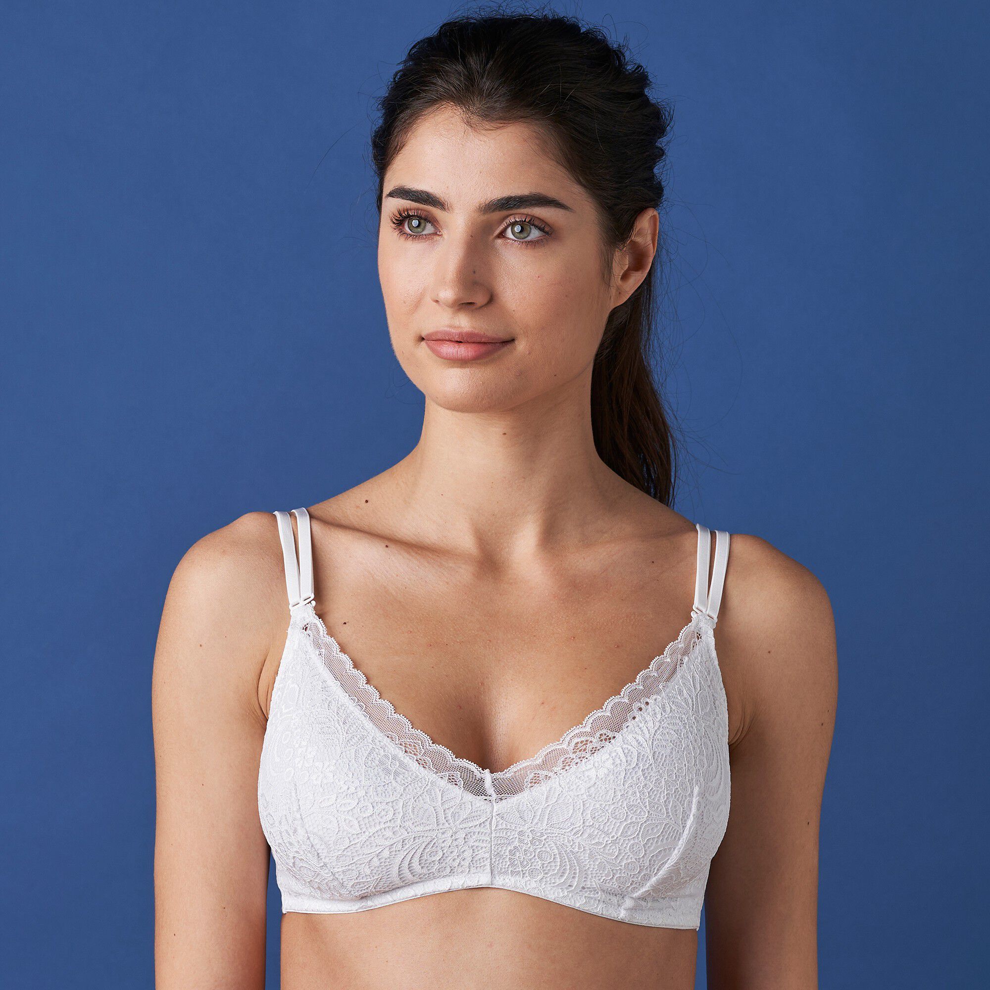 Soutien-gorge forme triangle bretelles repositionnables