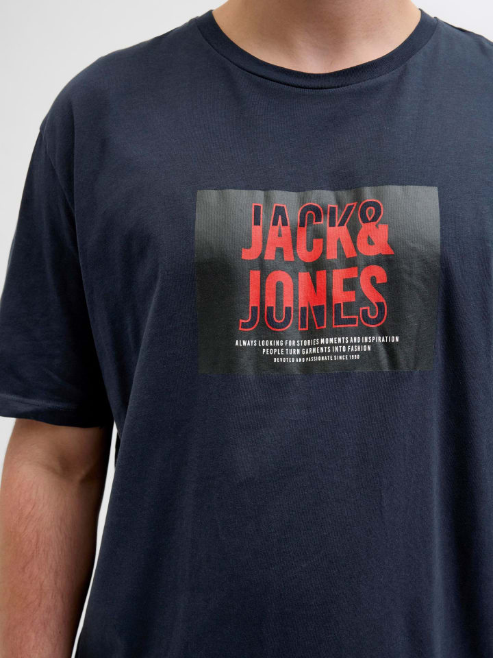 JACK & JONES PLUS T-shirt in Sky Captain günstig kaufen