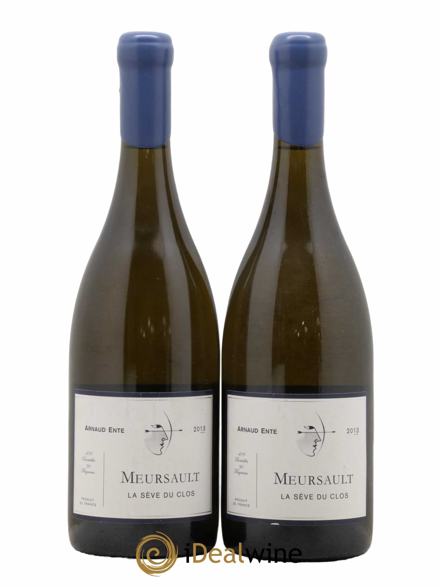 Meursault La Sève du Clos Arnaud Ente  2013 - Lot de 2 Bouteilles