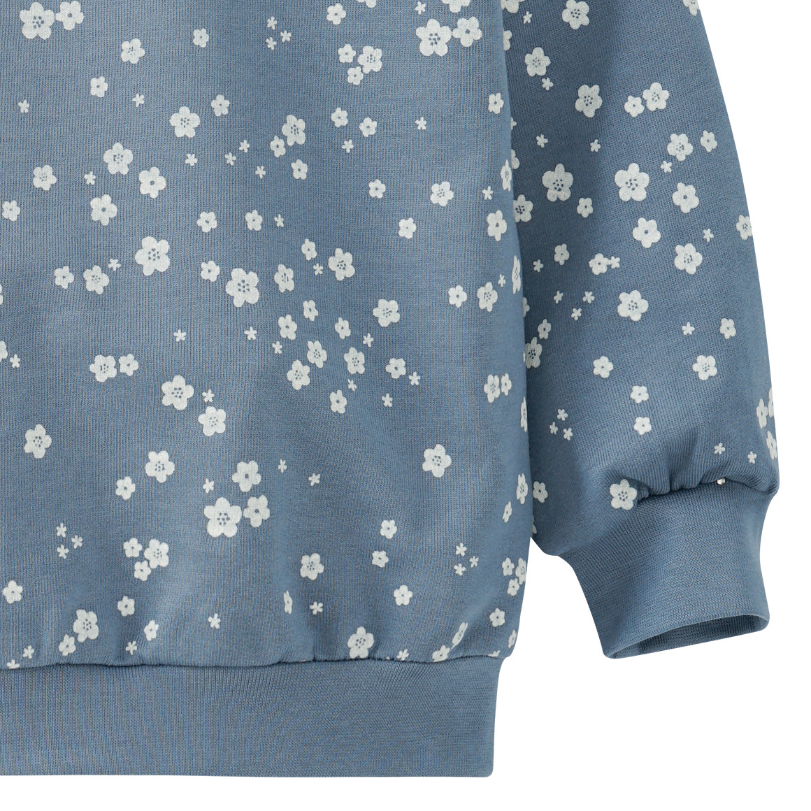 Mädchen Sweatshirt mit Bubikragen