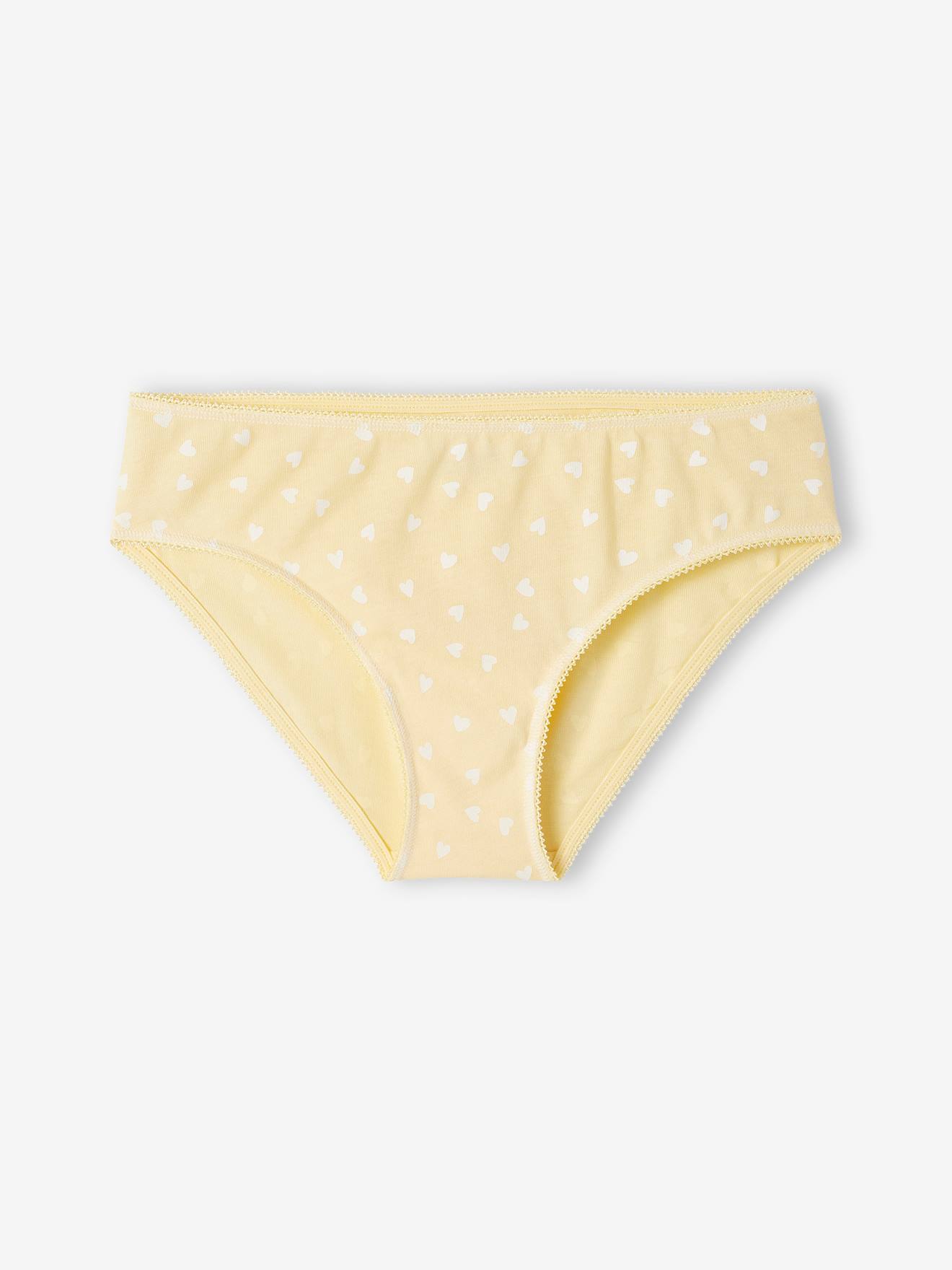 Vertbaudet 7er-Pack Mädchen Slips BASIC Oeko-Tex - wollweiß