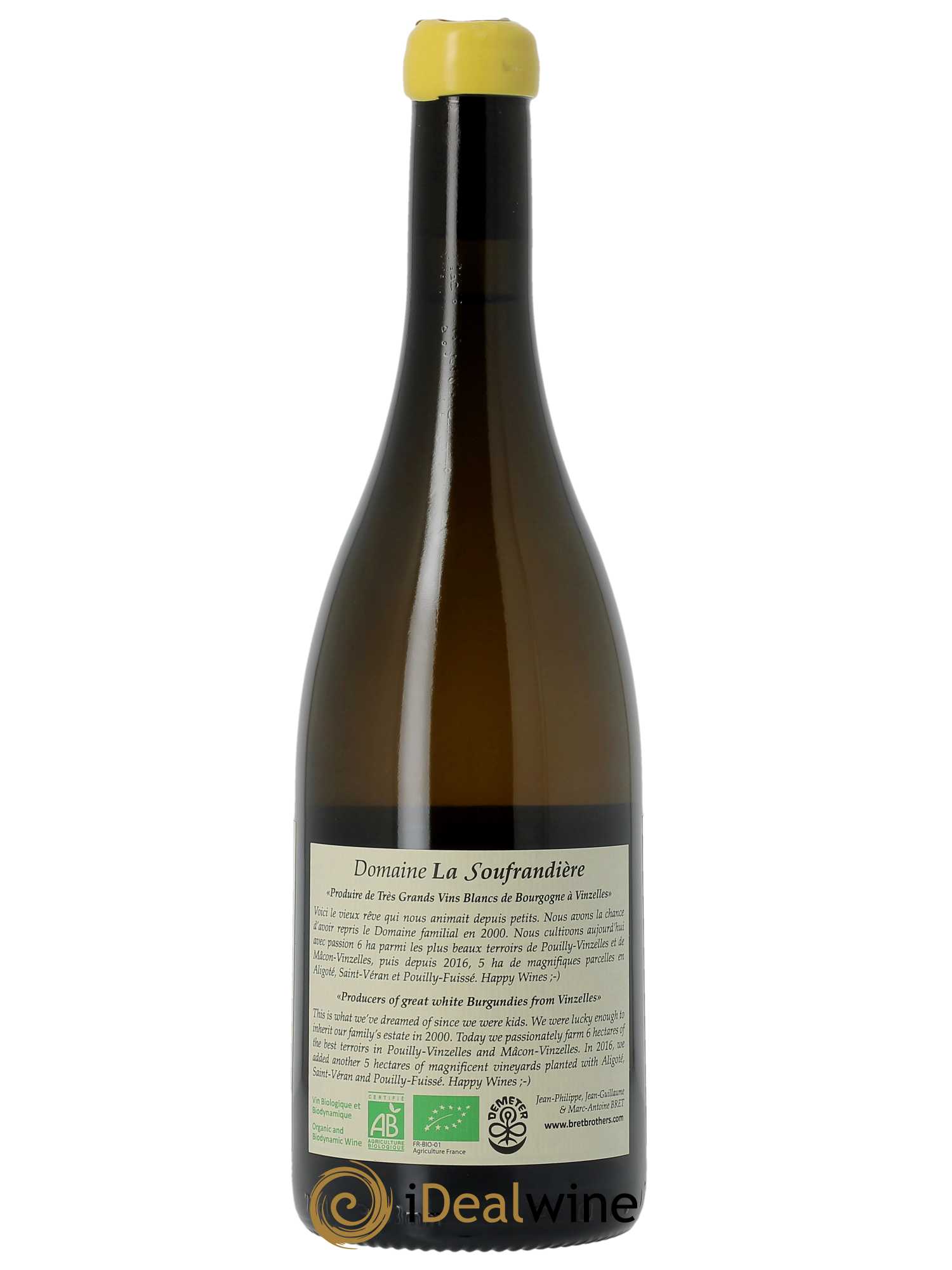 Pouilly-Vinzelles Cuvée Zen Bret Brothers  2022 - Lot de 1 Bouteille