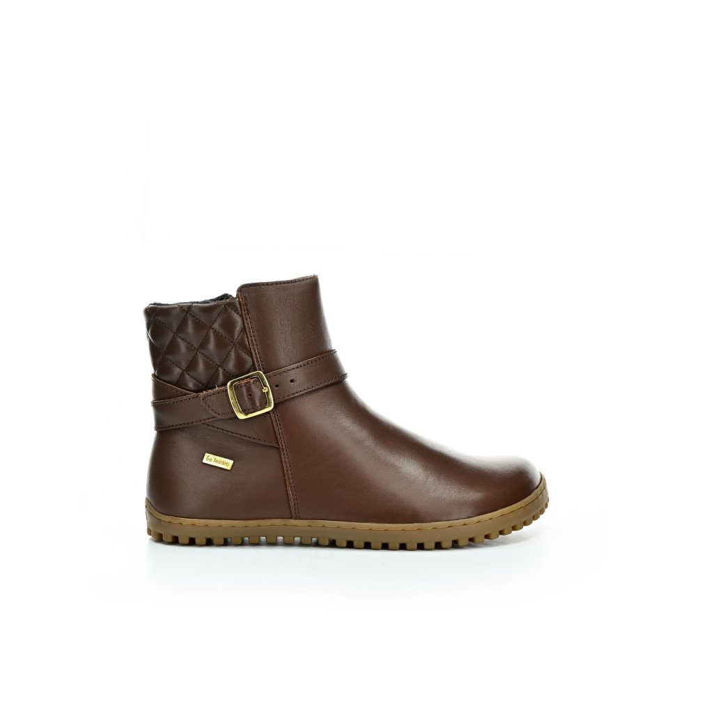 Be Lenka Diva Dark Brown Barfußstiefeletten