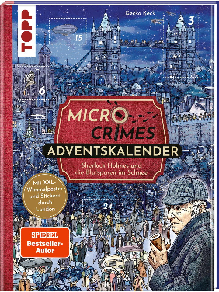 frechverlag Micro Crimes Adventskalender - Sherlock Holmes und die Blutspuren im Schnee günstig kaufen onesize